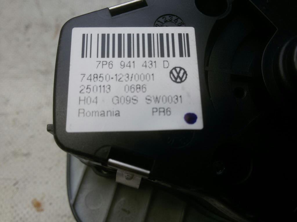 VW Touareg 7P5 7P6941431D Lichtschalter original BJ2013