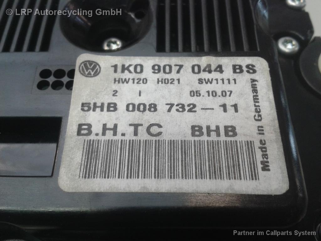 VW Golf 5 1K5 Variant BJ2008 Heizungsregulierung 1K0907044BS Klimaautomatik Sitzheizung