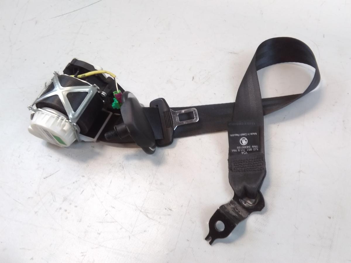 Skoda Fabia 2 5J original Sicherheitsgurt vorn links schwarz unfallfrei Bj.2011