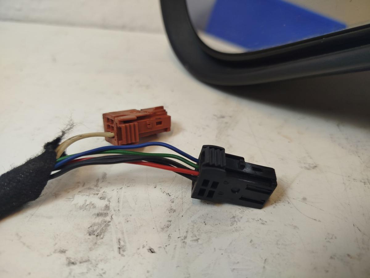 Peugeot 207 SW WE Au&szlig;enspiegel links R&uuml;ckspiegel elektrisch ETS Aschgrau