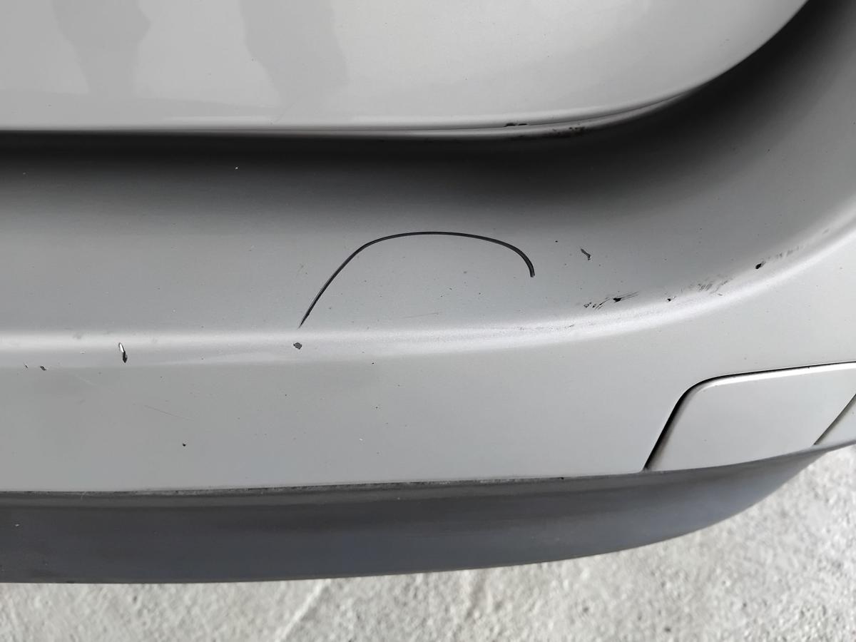 Renault Laguna 3 Kombi original Stoßstange Stossfänger hinten PDC BJ2009 TED69 Gris Platine Metallic