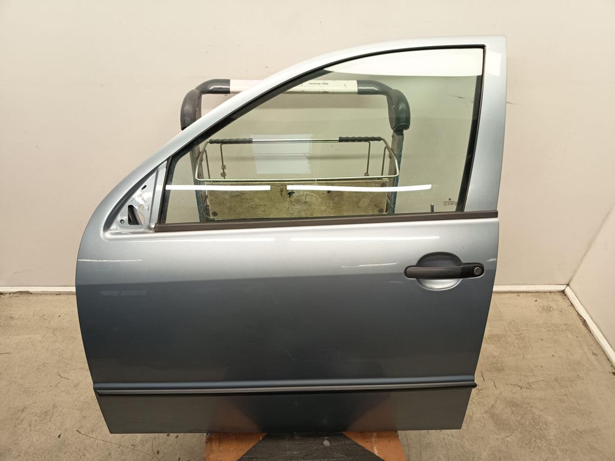 Skoda Fabia 6Y original T&uuml;r vorne links LF7U Stone Grey Metallic Baujahr 2004