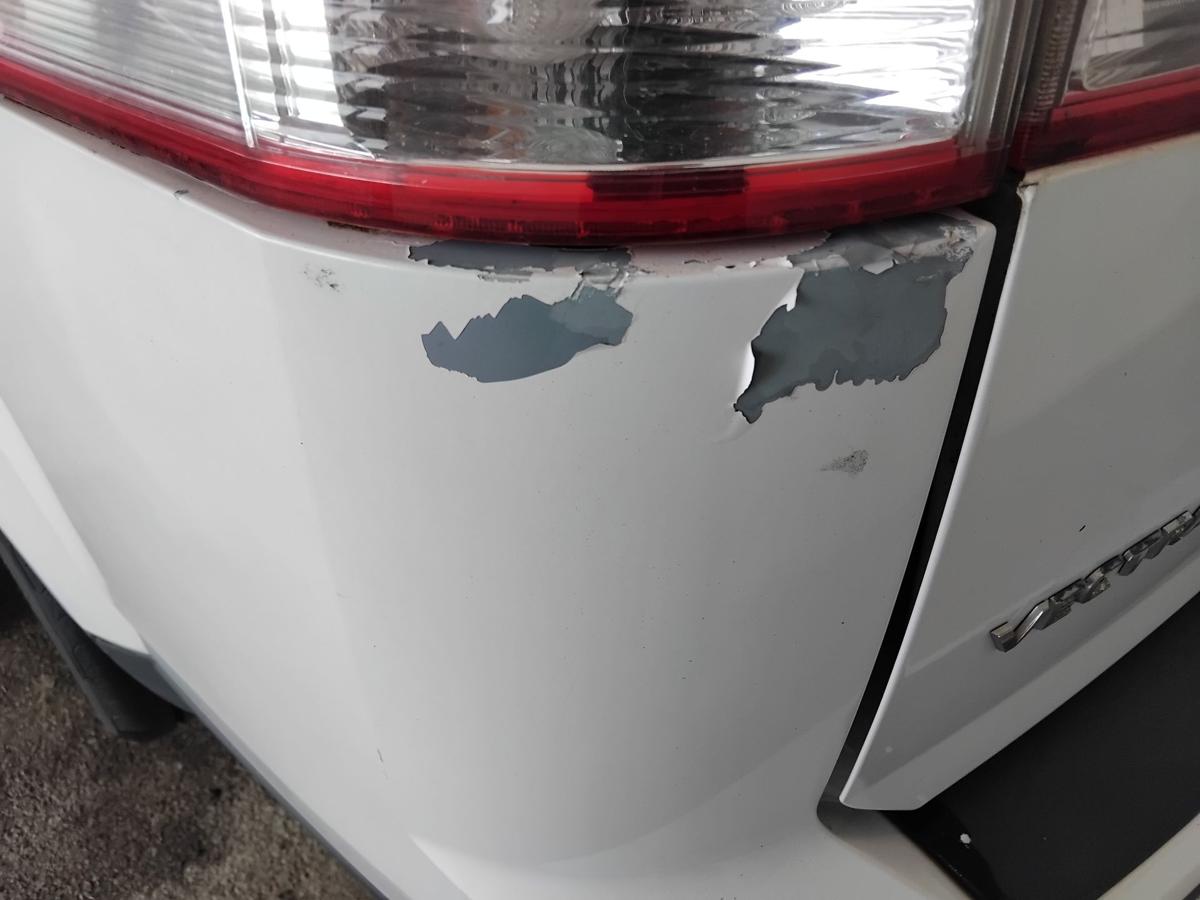 Opel Vectra C Kombi orig Sto&szlig;stange Stossf&auml;nger hinten PDC Facelift BJ2007 Z474 Casablancawei&szlig;