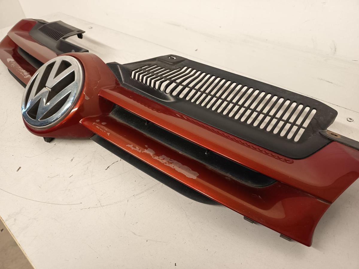 VW Golf V 5 orig K&uuml;hlergrill vorn Sto&szlig;f&auml;ngerabdeckung oben A3W Red Spice Bj 2003