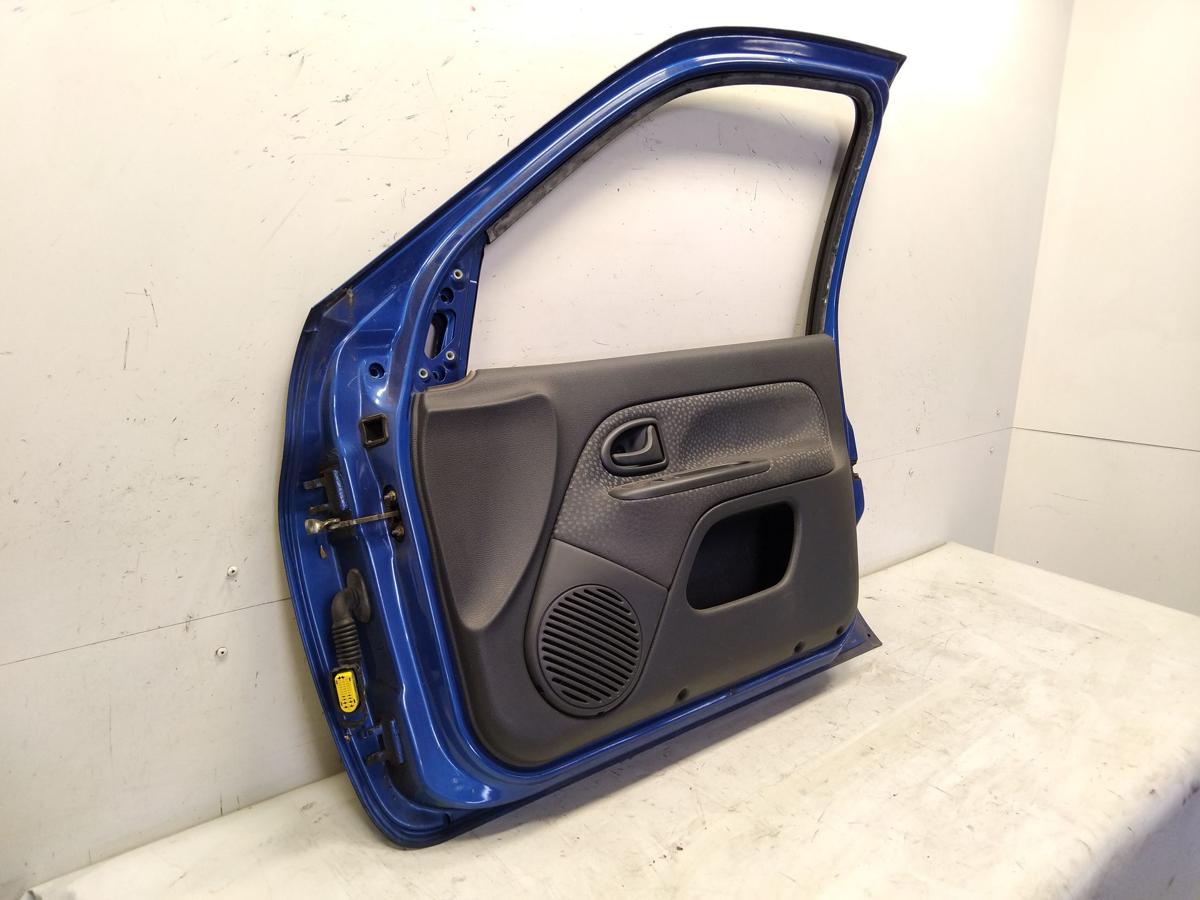 Renault Clio 2 T&uuml;r vorn rechts Beifahrert&uuml;r 5-T&uuml;rer RNA Bleu Extreme Nacre BJ07