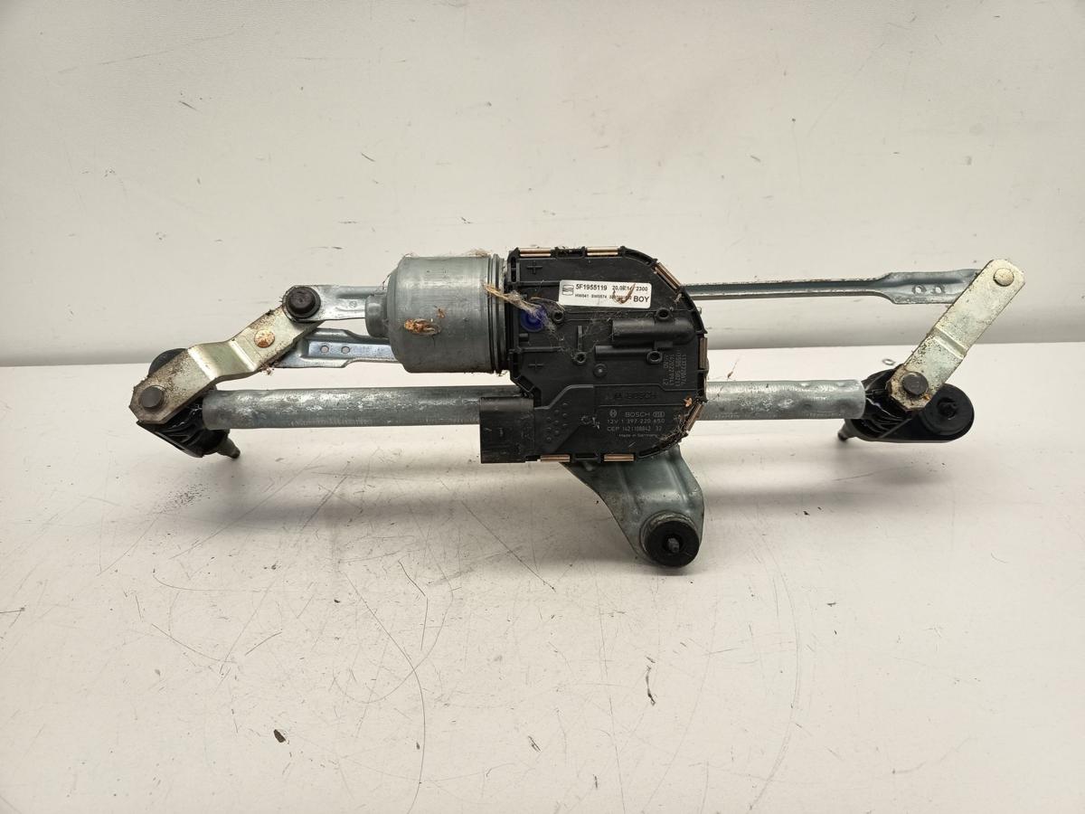 Seat Leon 5F original Wischermotor vorne mit Gest&auml;nge Baujahr 2015