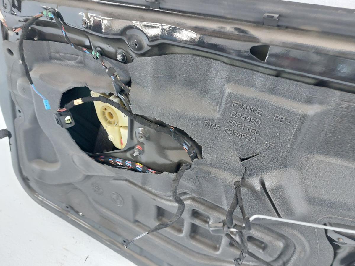 BMW X3 E83 LCI Tür vorn rechts Beifahrertür Rohbau 475 Black Sapphire
