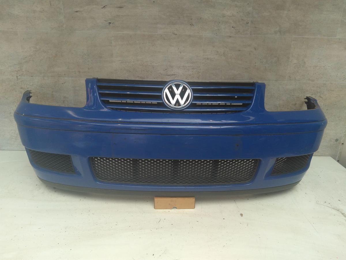 VW Polo 6N2 original Stoßstange Stossfänger vorn Faceliftmodell ab 10/99 LA5C-SURFBLAU Bj.2001