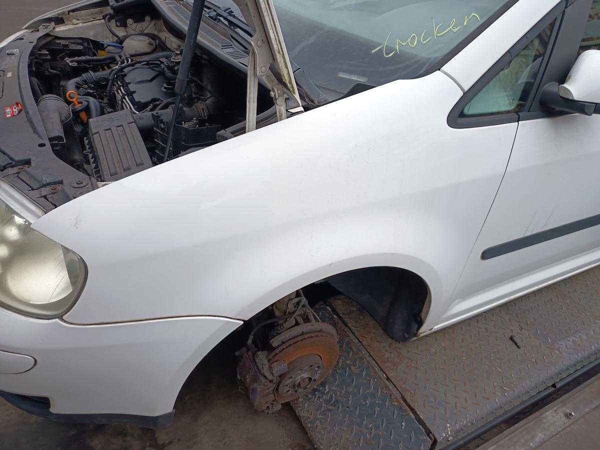 VW Touran 1T original Kotfl&uuml;gel links LB9A Candyweiss Baujahr 2004