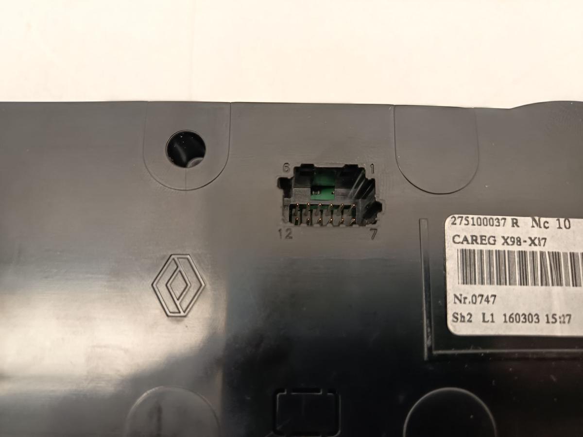 Renault Captur original Klimabedienteil Heizungsbet&auml;tigung 275100037R Bj 2016