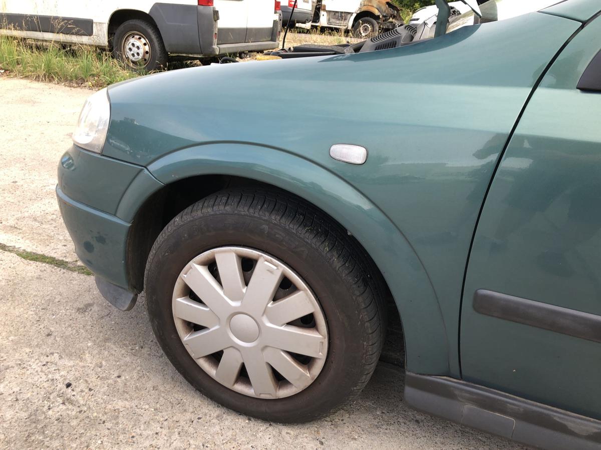 Opel Astra G Kotfl&uuml;gel vorn links Fahrerseite Seitenwand 3GU Jadegr&uuml;n