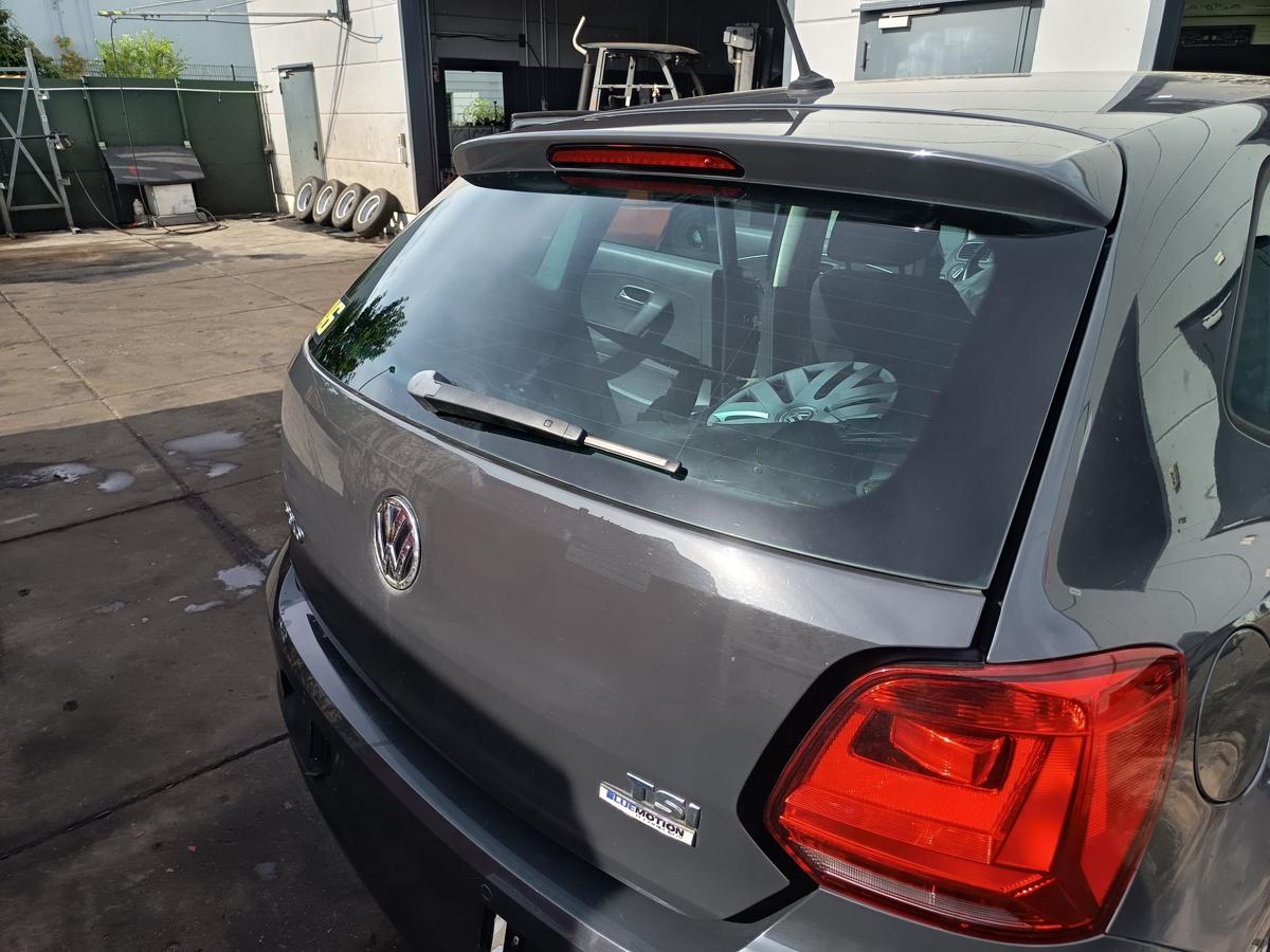 VW Polo V 6C original Heckklappe mit Scheibe Rohbau I7F Uranograu Bj 2014