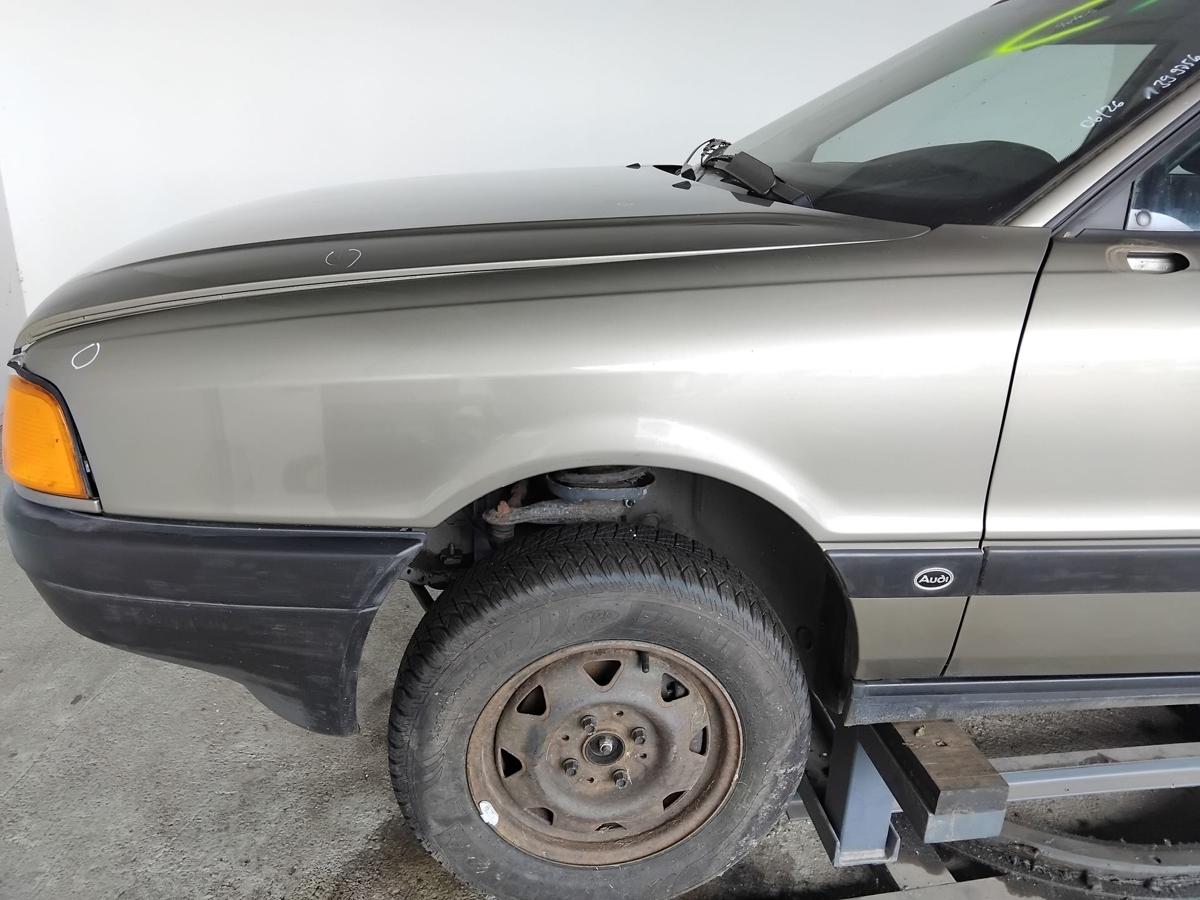 Audi 80 B3 Typ 89 original Kotfl&uuml;gel vorn links LY6U Papyrusmetallic BJ1991