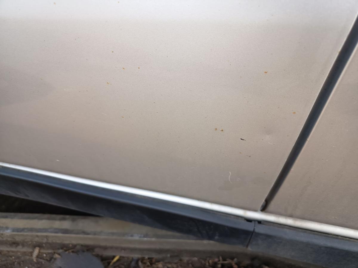 Suzuki Ignis II X45 original Tür vorn links mit Anbauteilen ZCC Silky Silver met