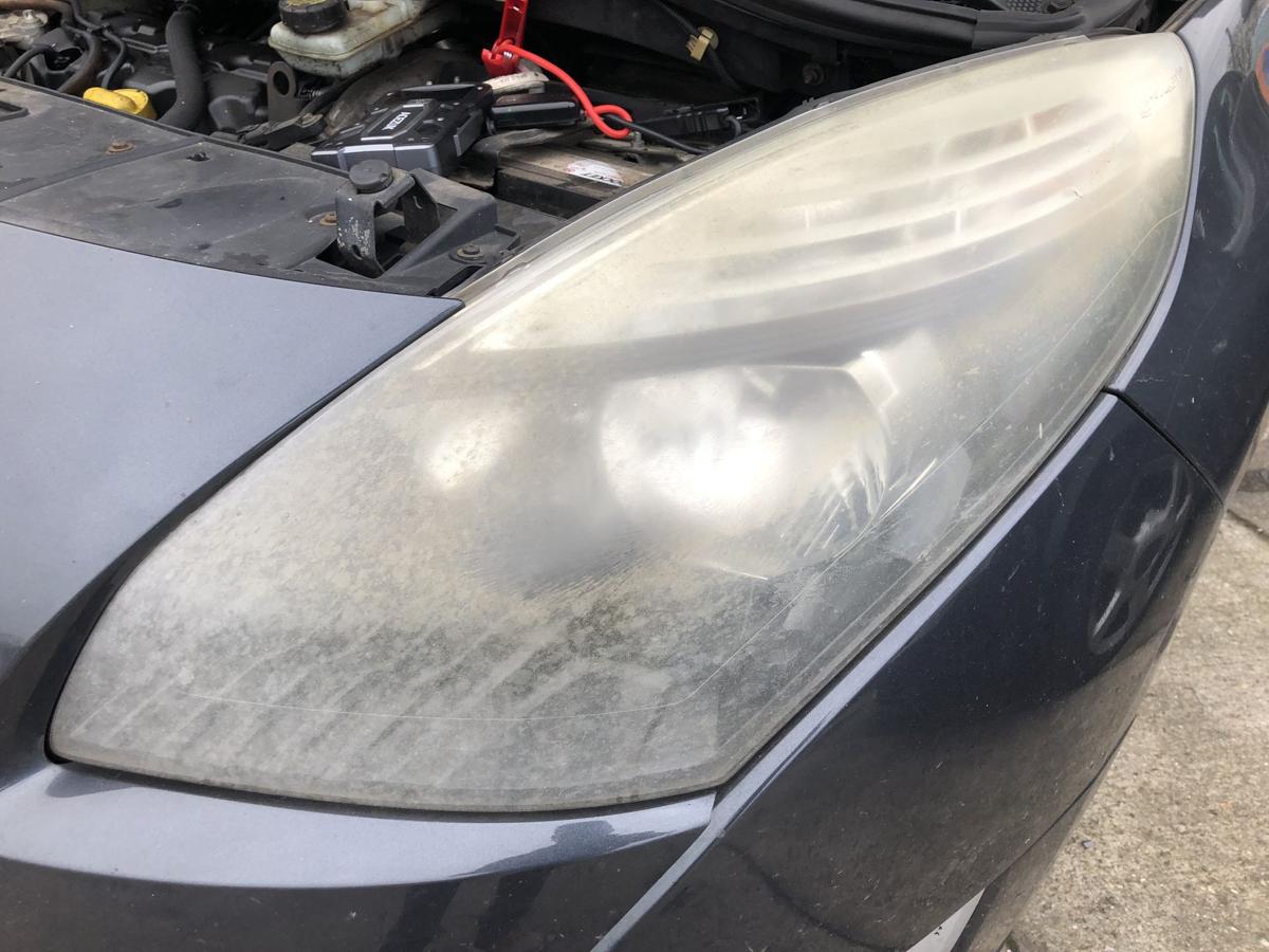 Renault Grand Scenic 3 III JZ Scheinwerfer links tr&uuml;b Headlight Frontlicht