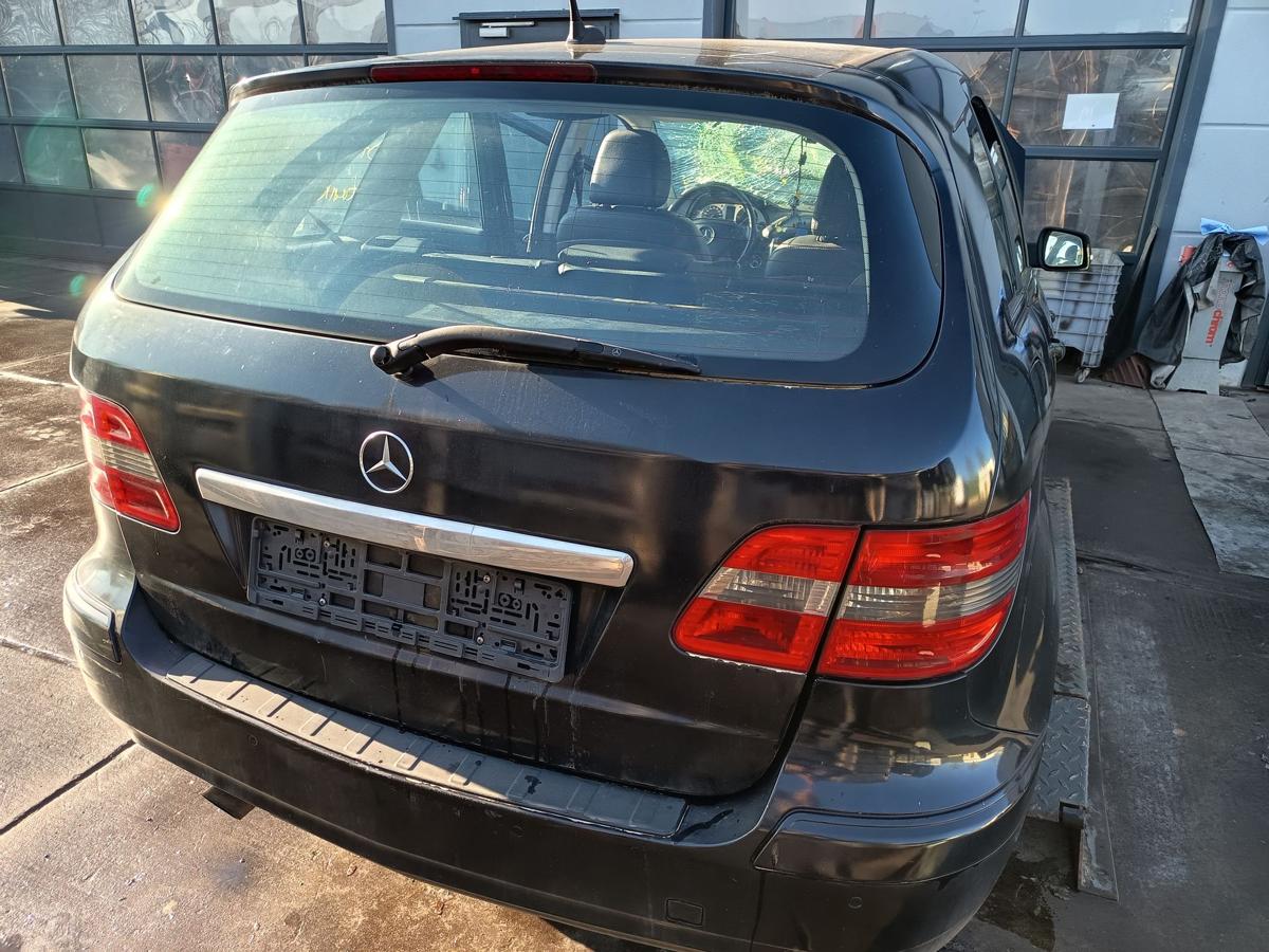Mercedes W245 Mopf original Heckklappe mit Scheibe schwarz &uuml;berlackiert Bj 2011