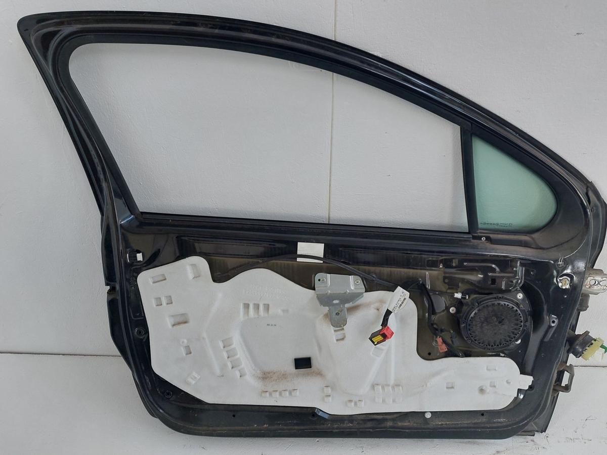 Peugeot 207 WA Tür vorn links 3 türer Fahrertür EXL schwarz