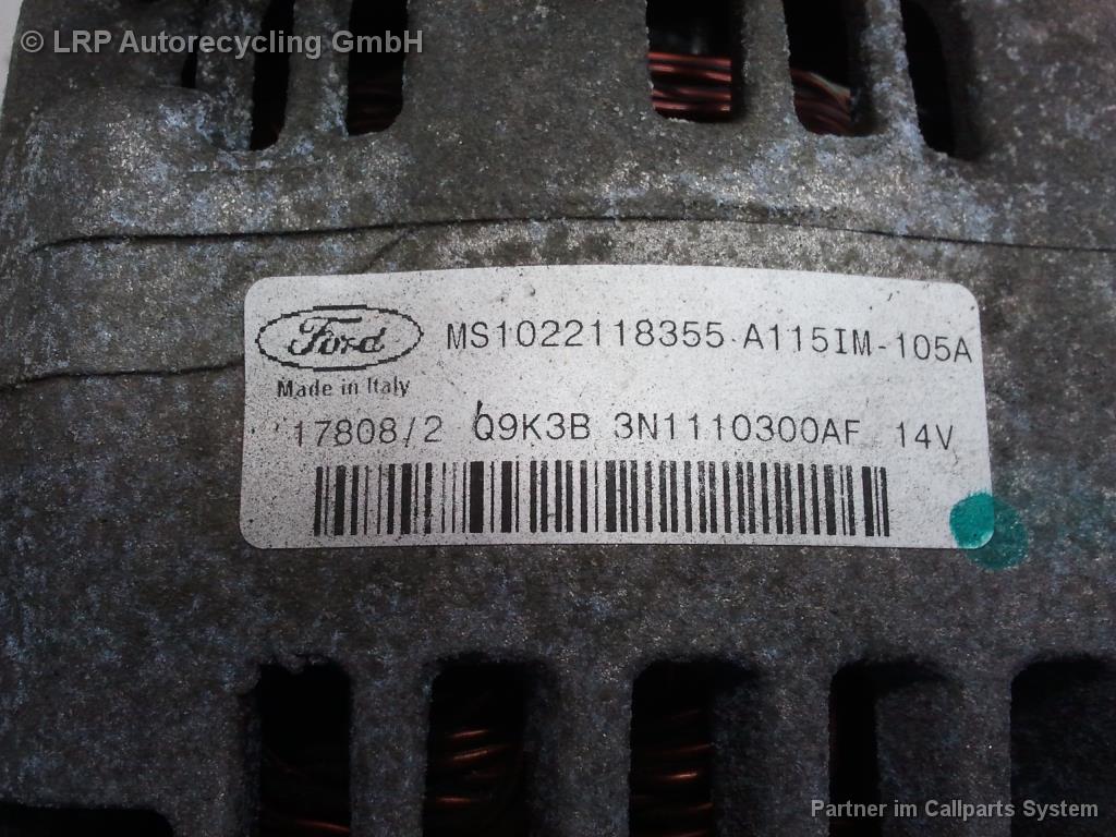 Ford Focus 2 Bj.2008 original Lichtmaschine 105A 3N1110300AF 1.6 74kw