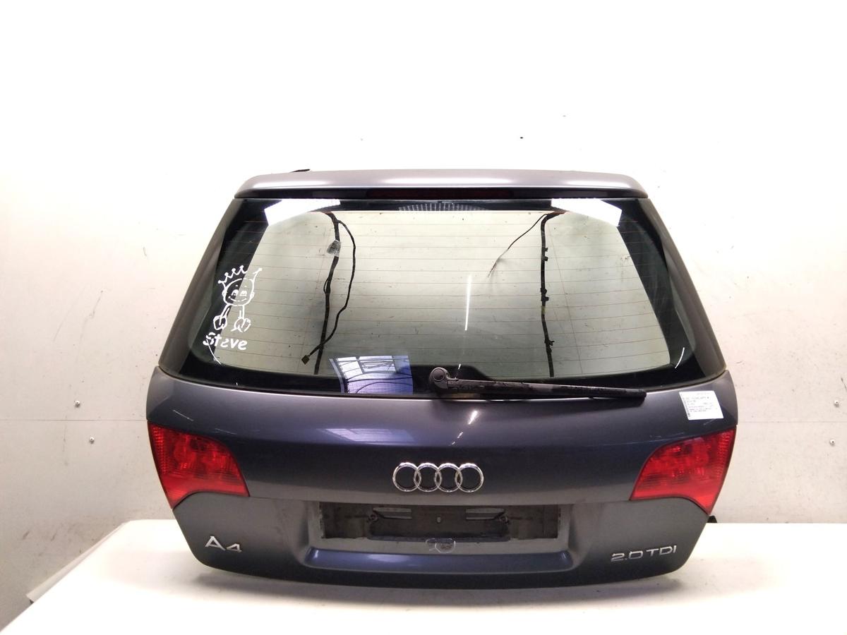 Audi A4 8E B7 Avant Heckklappe delfingraumetallic LX7Z mit Heckscheibe Bj.2006