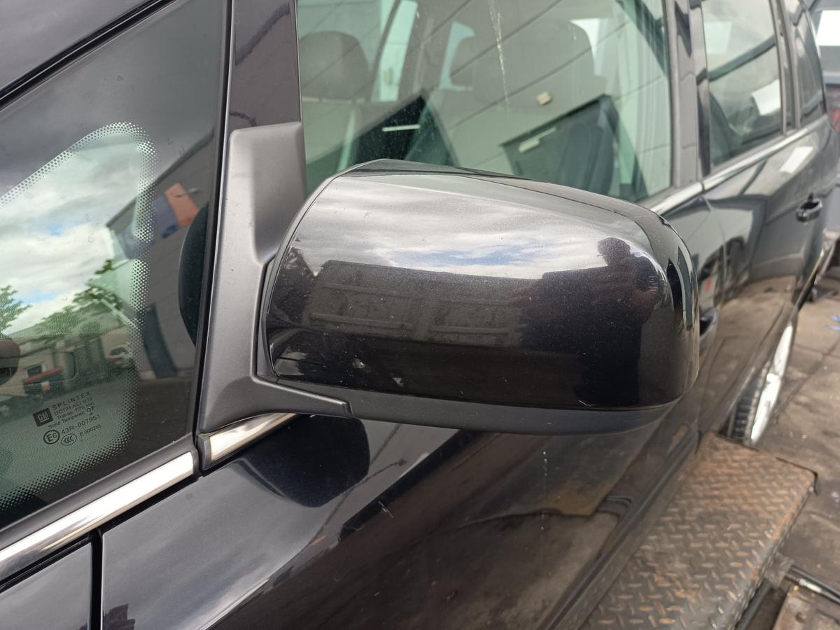 Opel Zafira B original Au&szlig;enspiegel links elektr Z20R Saphirschwarz Baujahr 2011