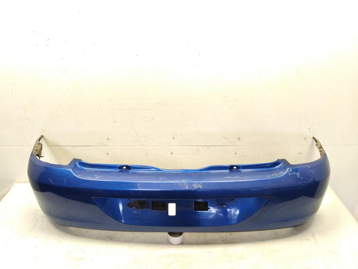 Renault Clio 2 Phase 4 original Sto&szlig;stange Sto&szlig;f&auml;nger hinten BJ2007 RNA Bleu Extreme Nacre
