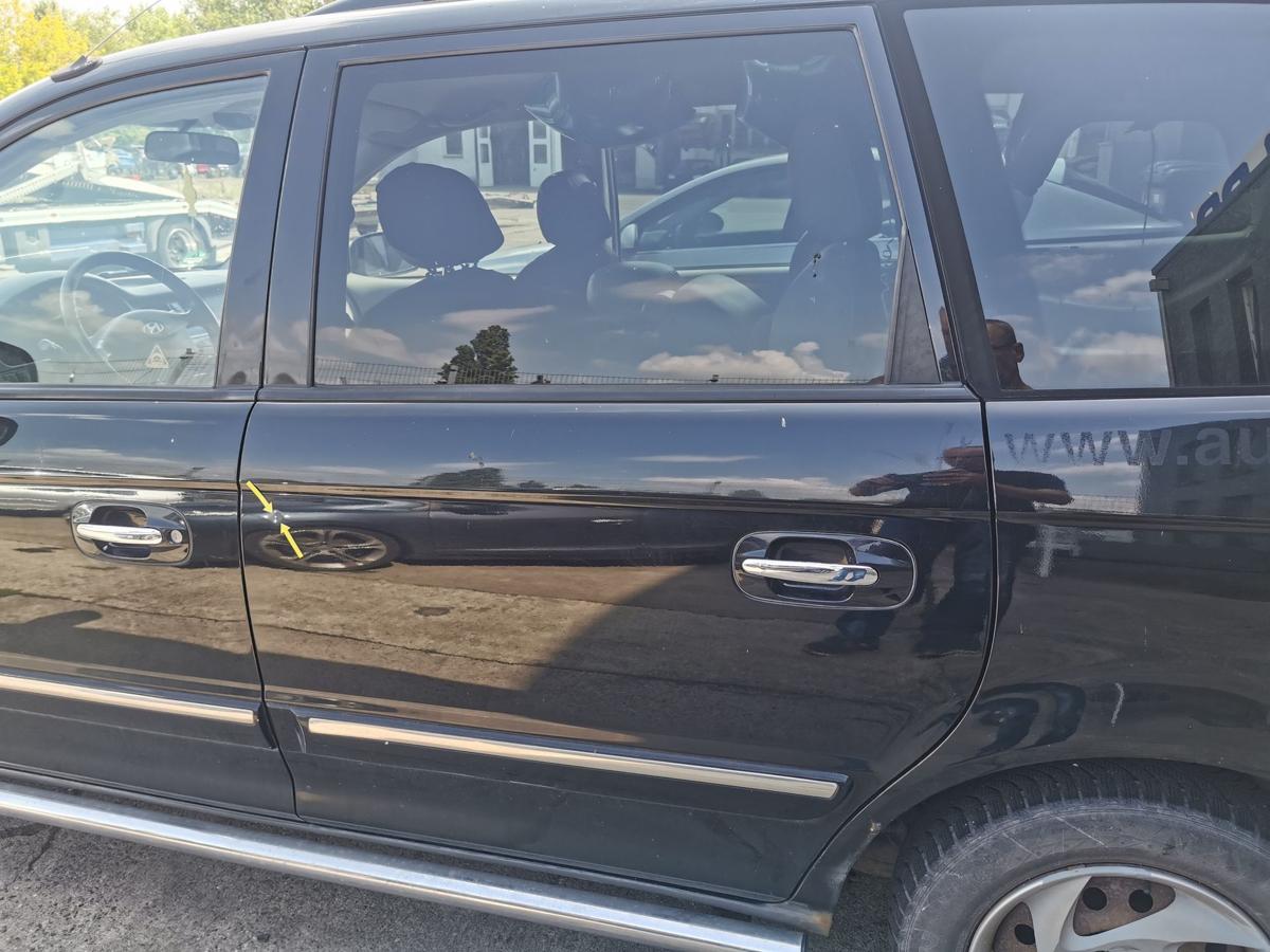 Hyundai Trajet FO Tür Autotür Rohbautür Fondtür hinten links EB Ebony Black Roh