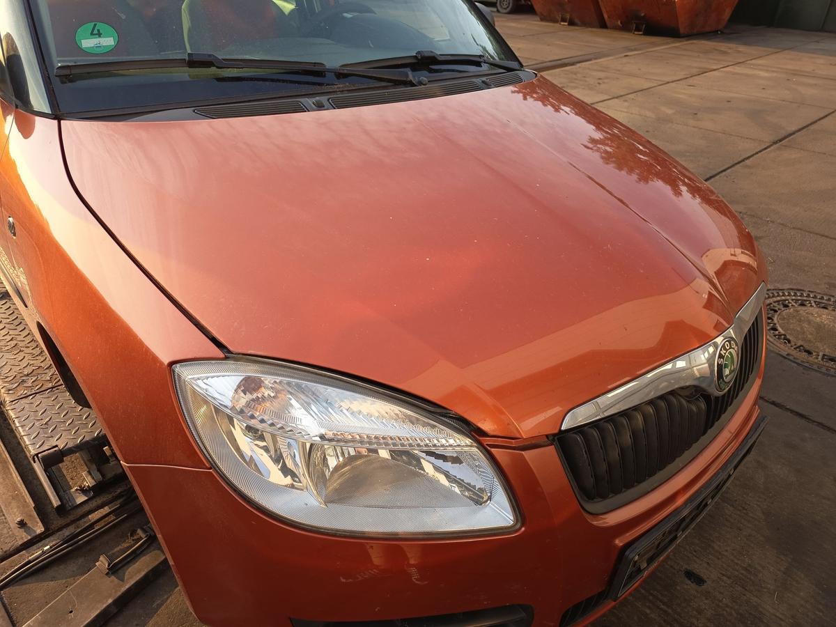 Skoda Fabia II 5J original Motorhaube LF3H Orange Baujahr 2007