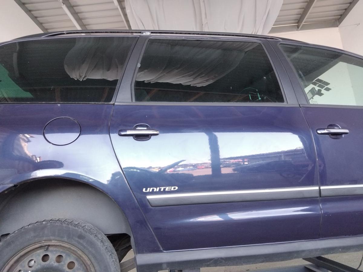 VW Sharan 7M Tür hinten rechts LD5G Dark Iron Blue Faceliftmodell BJ2009