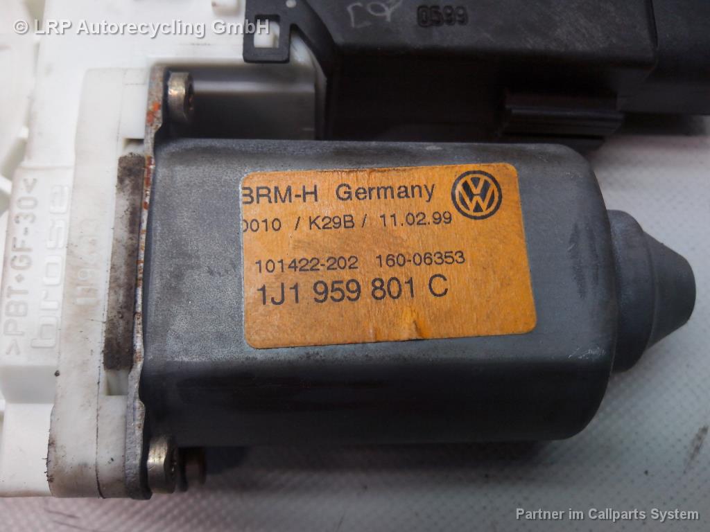 VW Golf 4 1J BJ1999 Fensterhebermotor vorn links 1J1959801C Brose