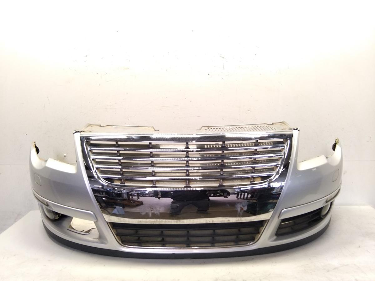 VW Passat 3C original Stoßstange Stoßfänger vorn mit SWRA BJ2006 LA7W reflexsilber
