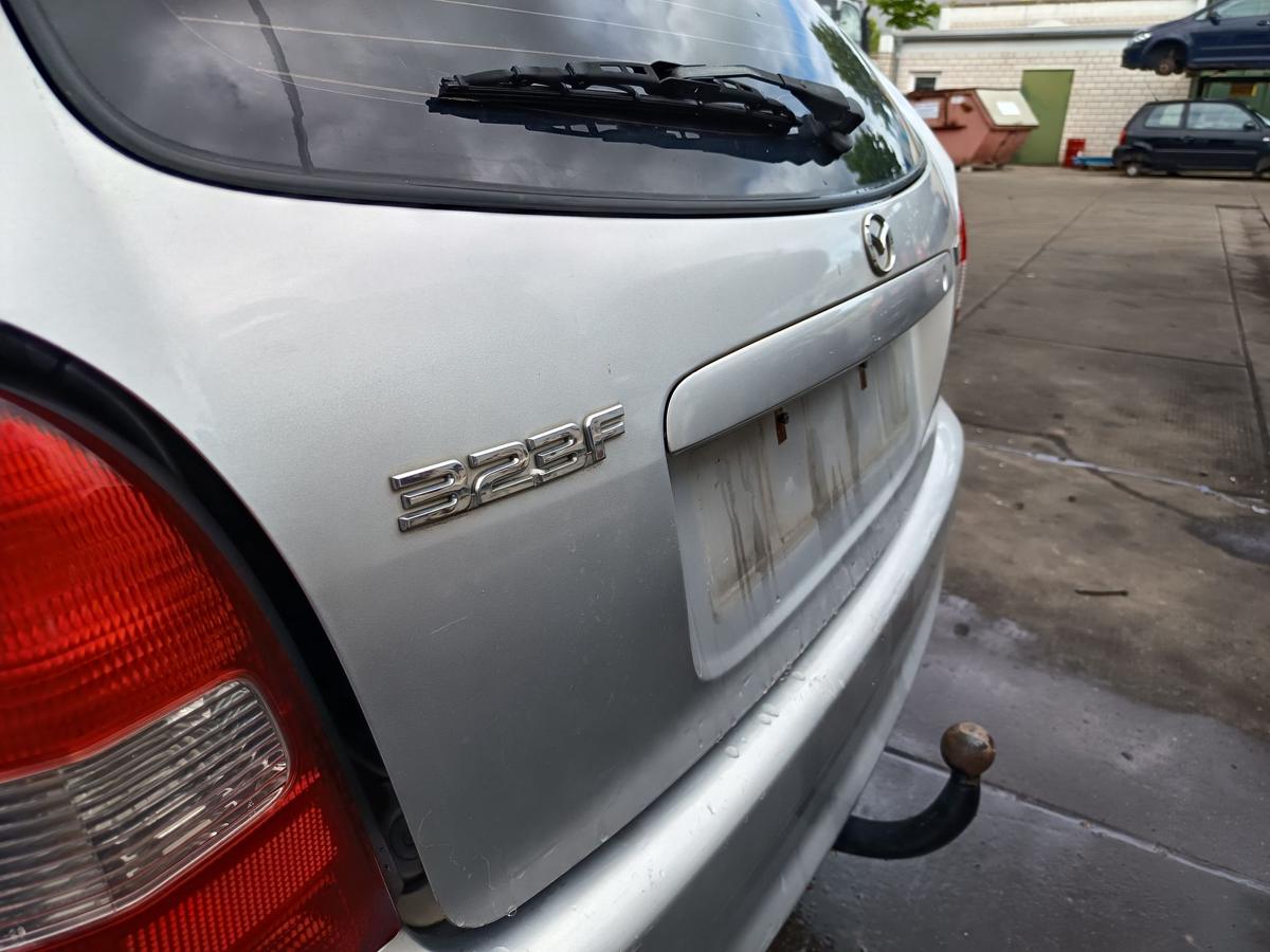 Mazda 323f VI original Heckklappe mit Scheibe 22V Satinsilber Bj 2002