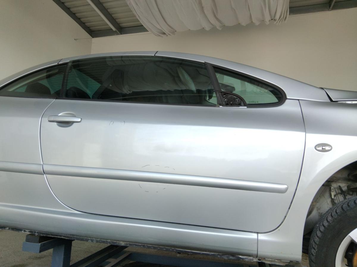 Peugeot 307 CC Tür rechts Beifahrertür silber EZR aluminiumgraumetallic BJ2005