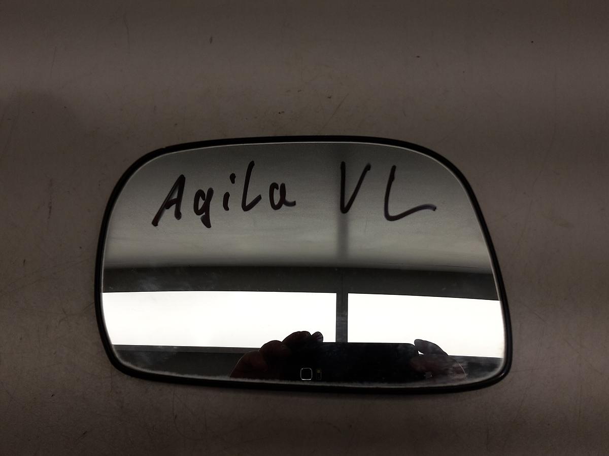 Opel Agila A H00 org Glas Außenspiegel links Spiegelglas Bj 2002