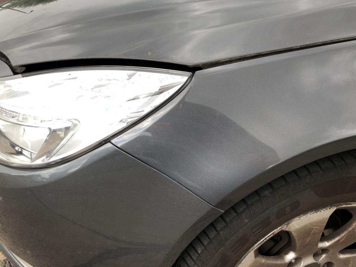 Opel Insignia A 0G-A Kotflügel vorn links Fahrerseite Z177 Karbongraumetallic