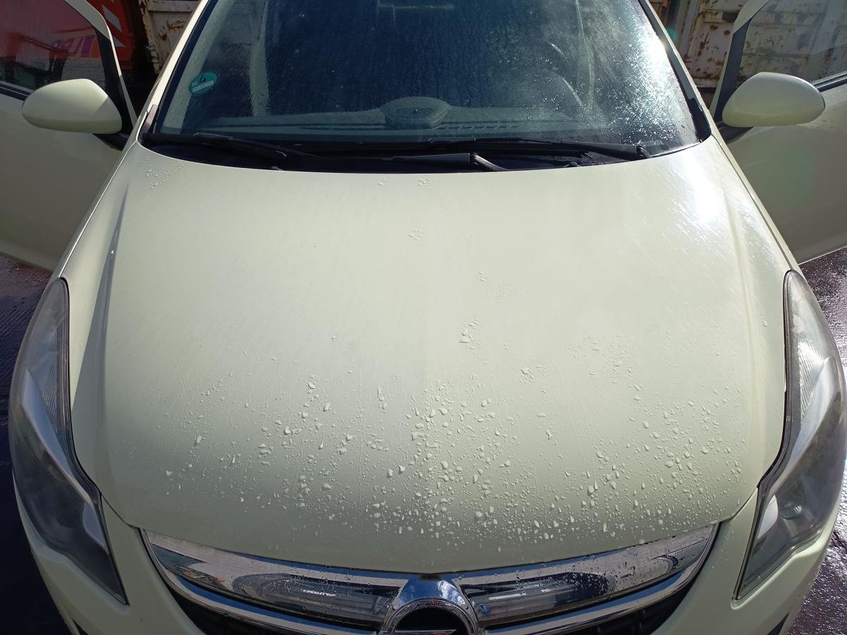 Opel Corsa D orig Motorhaube Klappe Deckel vorn Front Z30R Guacamolewei&szlig; Bj 2012