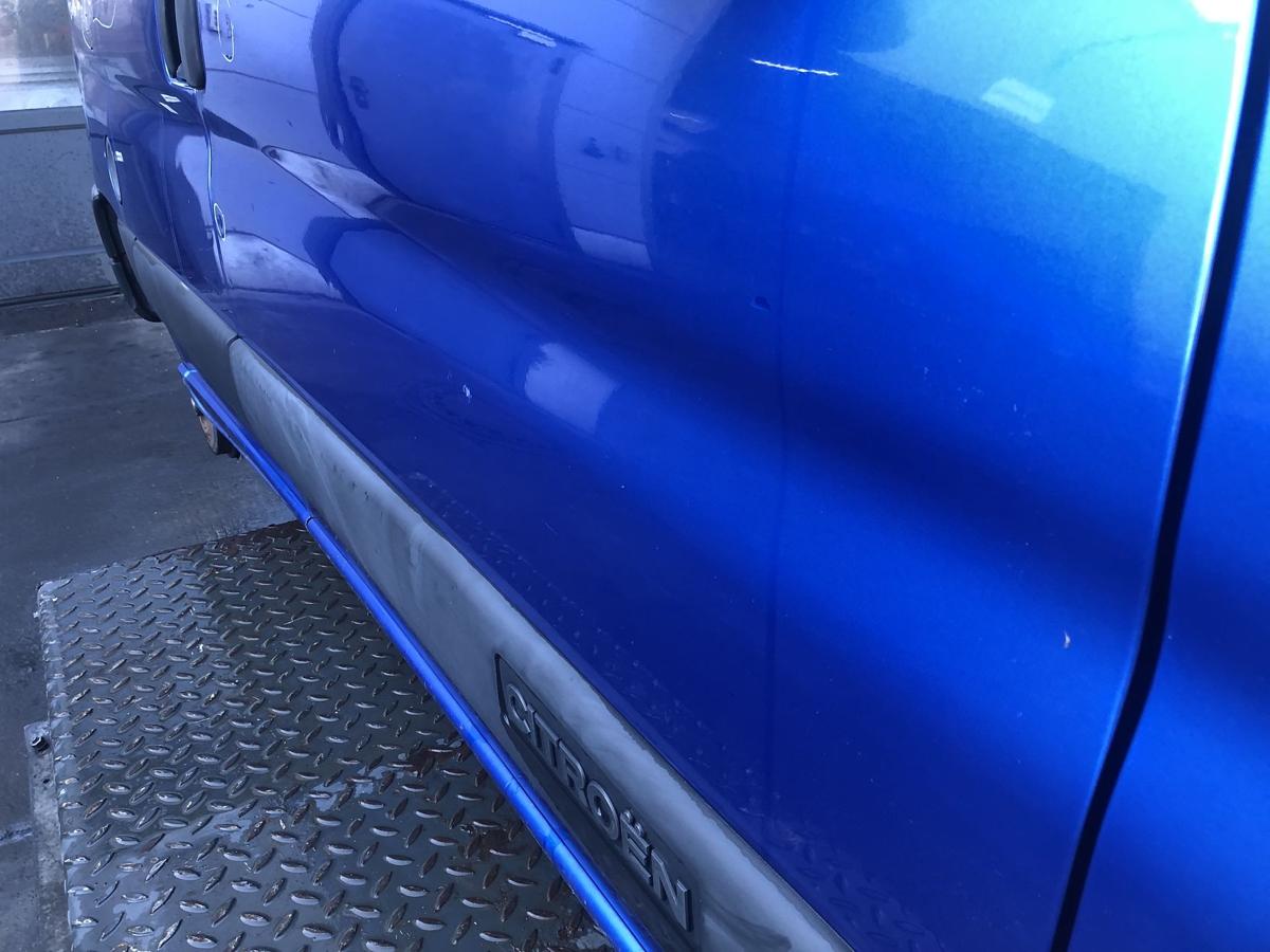 Citroen Berlingo I original Tür vorn rechts Beifahrer KMH Königsblau Bj 2006