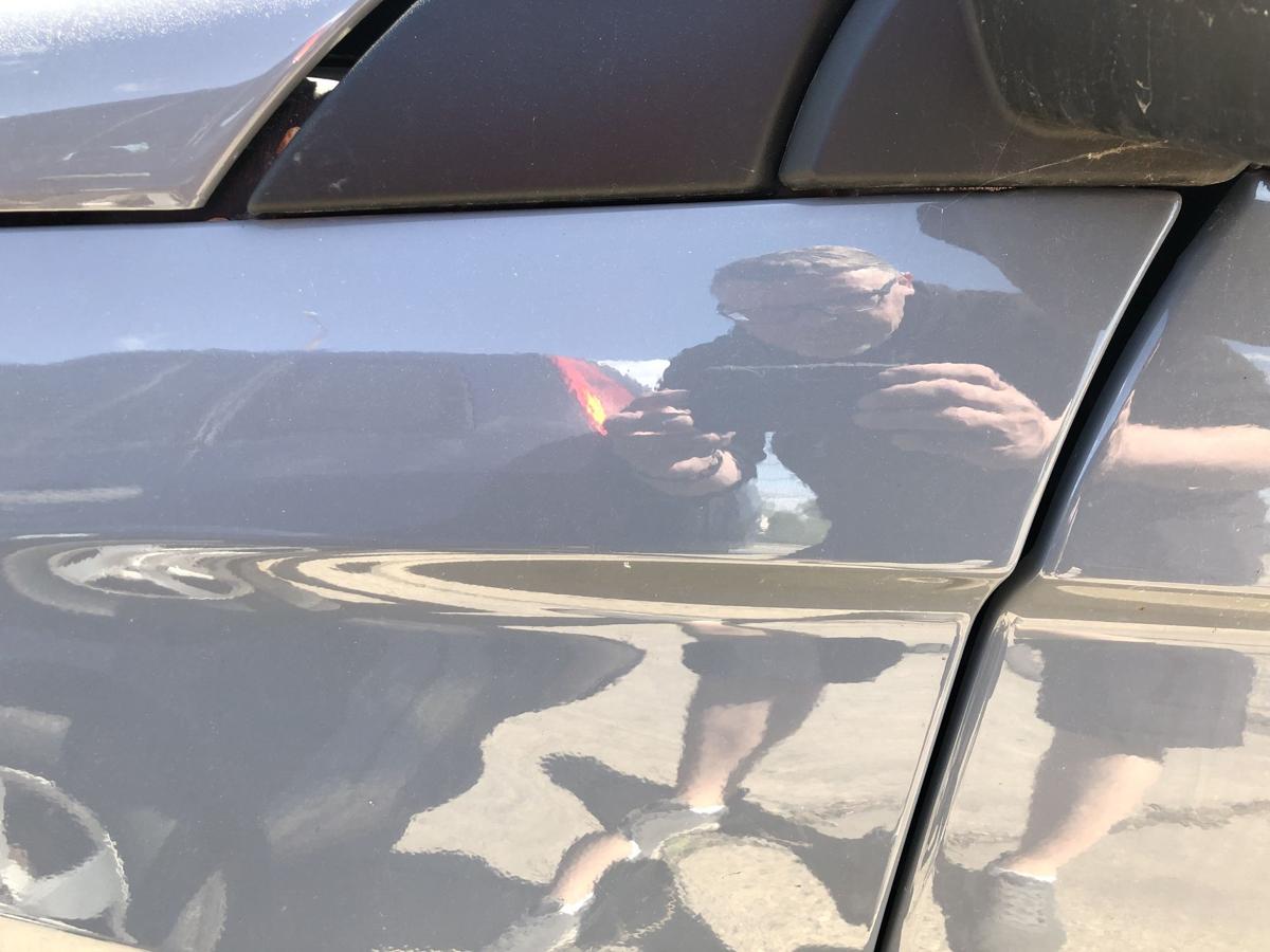 Aixam Minauto Access Modell 2021 Kotflügel vorn links Fahrerseite Plastik grau