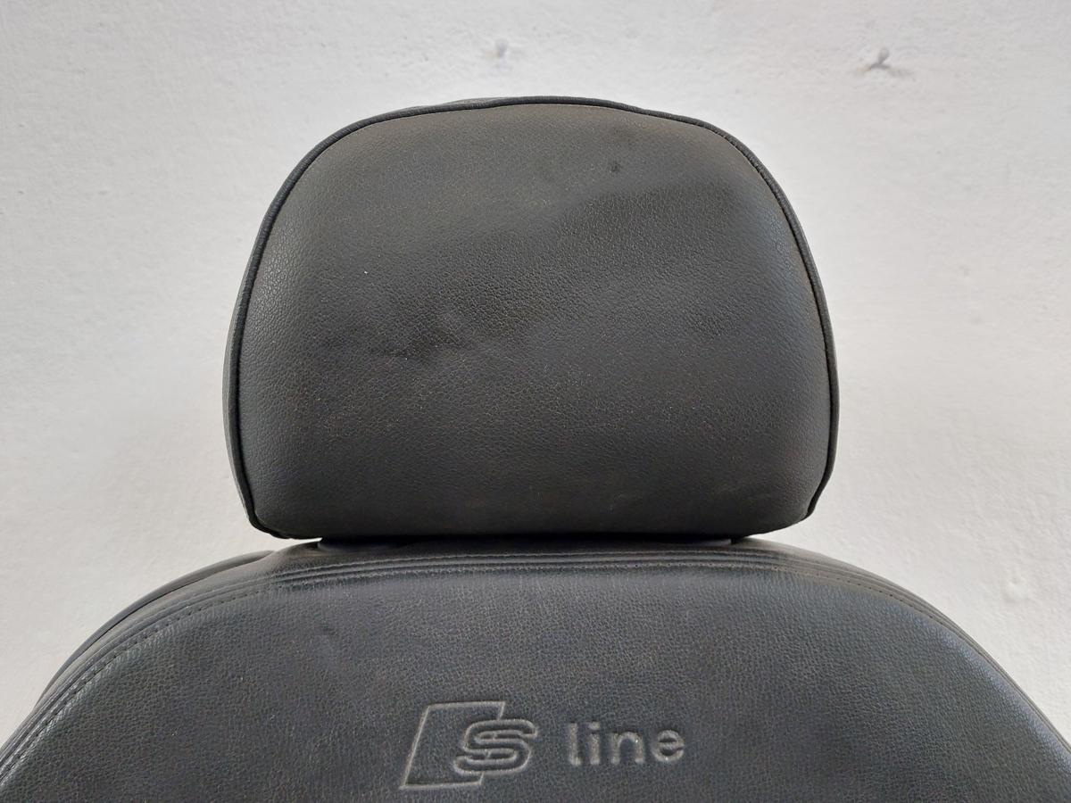 Audi A5 8T Coupe Ledersitz vorn rechts Beifahrersitz S Line Sitz Leder schwarz