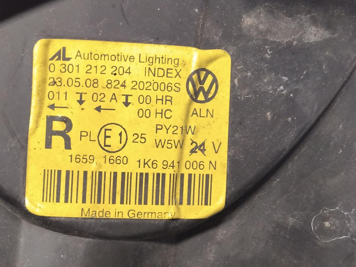 VW Golf 5 Variant Kombi original Scheinwerfer rechts AL mit LWR Bj.2009