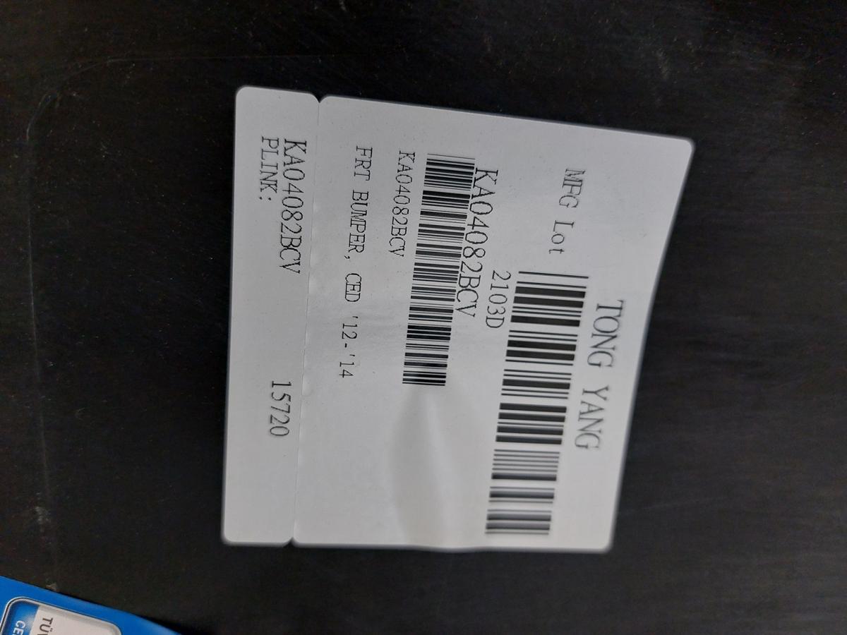 Kia Ceed JD Stossf&auml;nger Stossstange Bumper vorn unlackiert kein OE 12-14