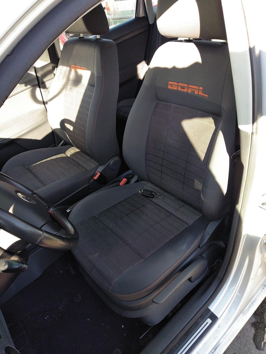 VW Polo 9N3 Goal Sitz vorn links Fahrersitz 5-T&uuml;rer beheizt Bj.2006