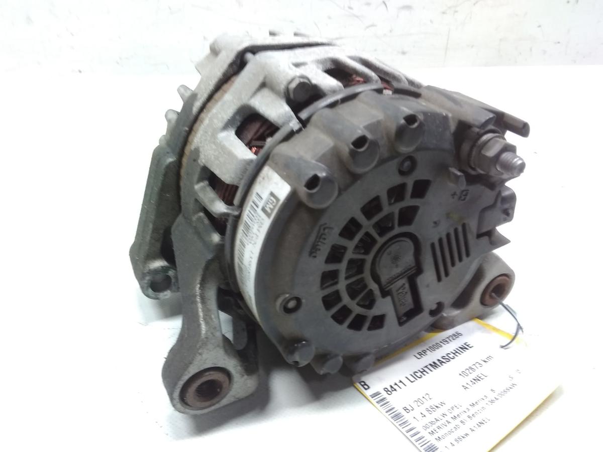 Opel Meriva B original Lichtmaschine Generator 130A 1.4 88kw A14NEL Bj.2012