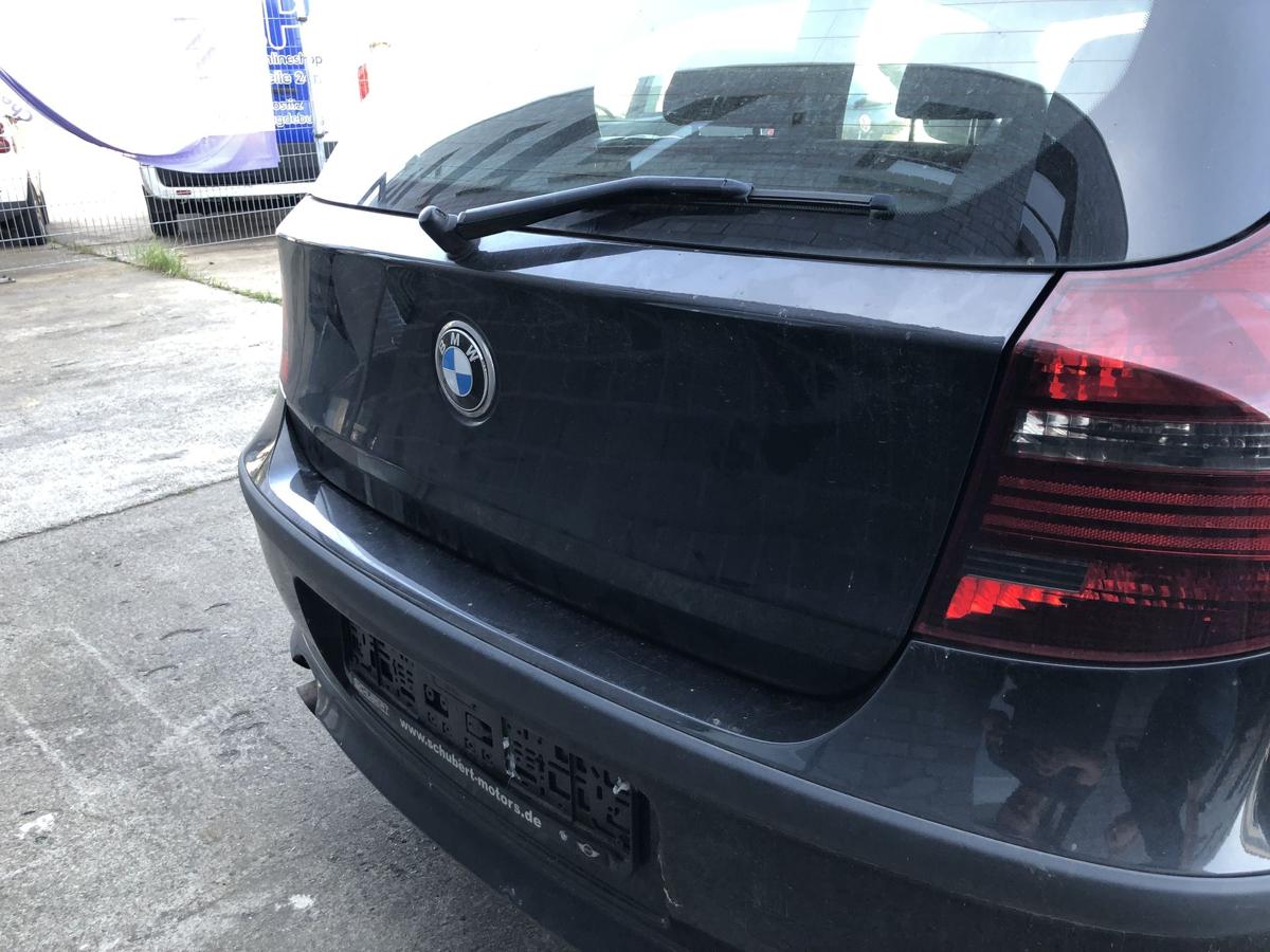 BMW 1er E81 Heckklappe Kofferraumklappe Heckdeckel 475 Saphirschwarz Rohbau