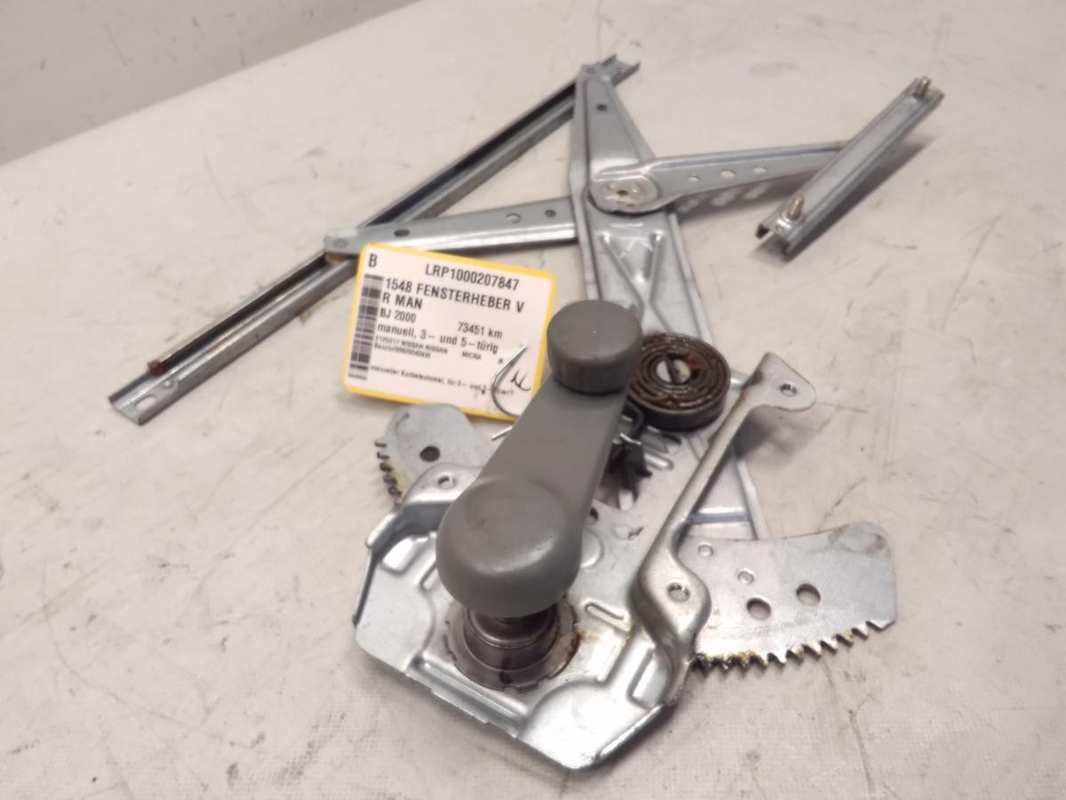 Nissan Micra K11 original Fensterheber vorn rechts manuell BJ2000