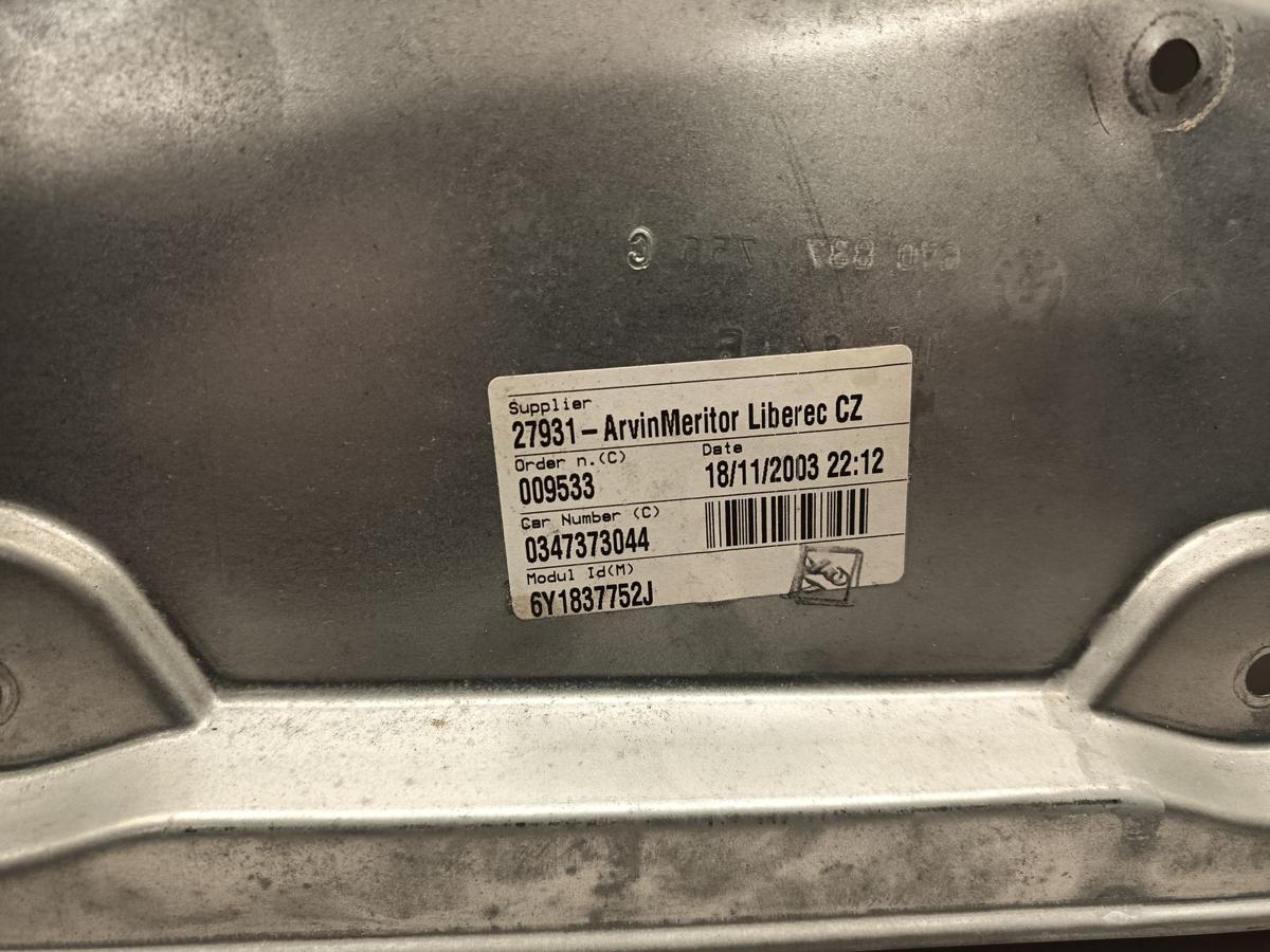 Skoda Fabia 6Y original Fensterheber vorne rechts elektrisch ohne Motor Bj 2004