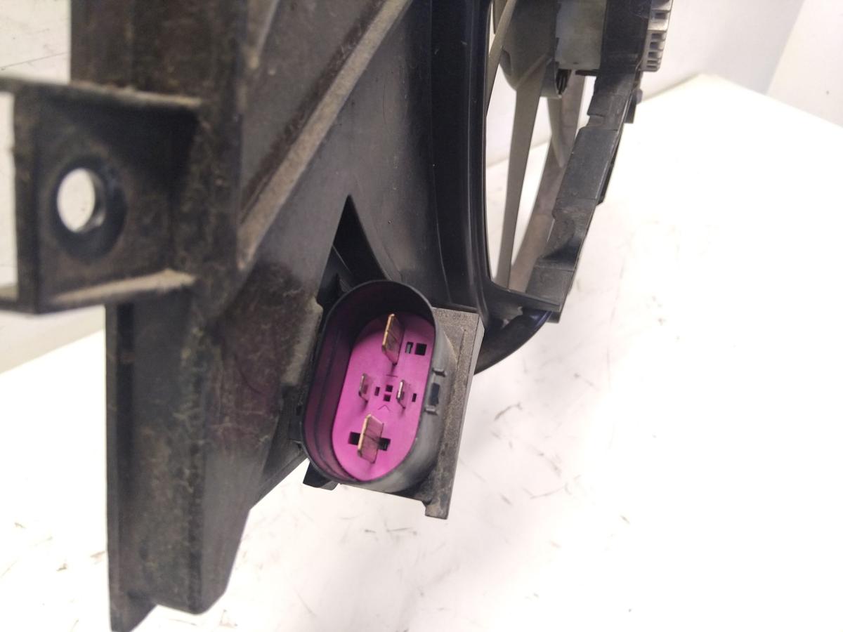 VW Golf 6 original Elektrol&uuml;fter 400W 1K0959455EF 1K0121203AG mit Zarge Bj.2009
