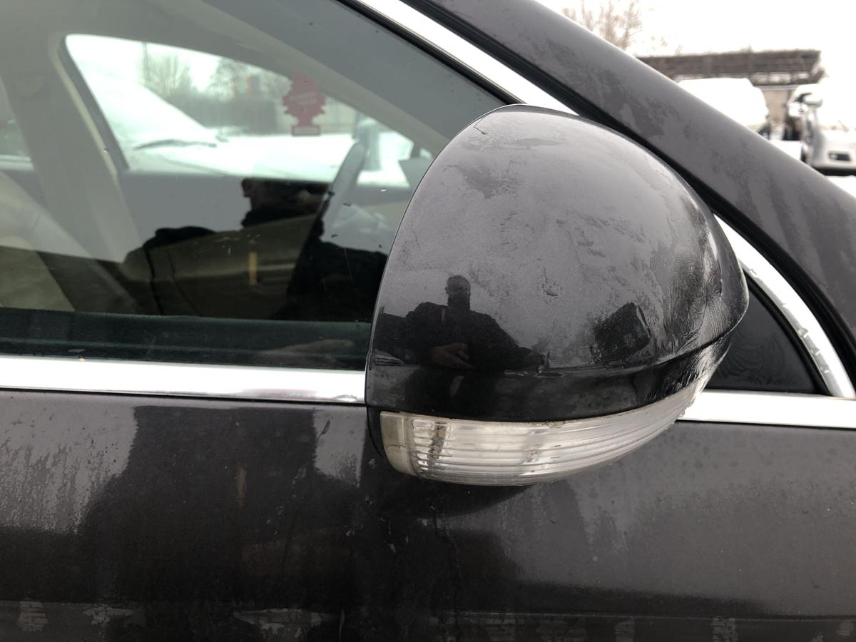 VW Passat 3C Au&szlig;enspiegel rechts elektrisch R&uuml;ckspiegel anklapp LC8Z Moccabrown