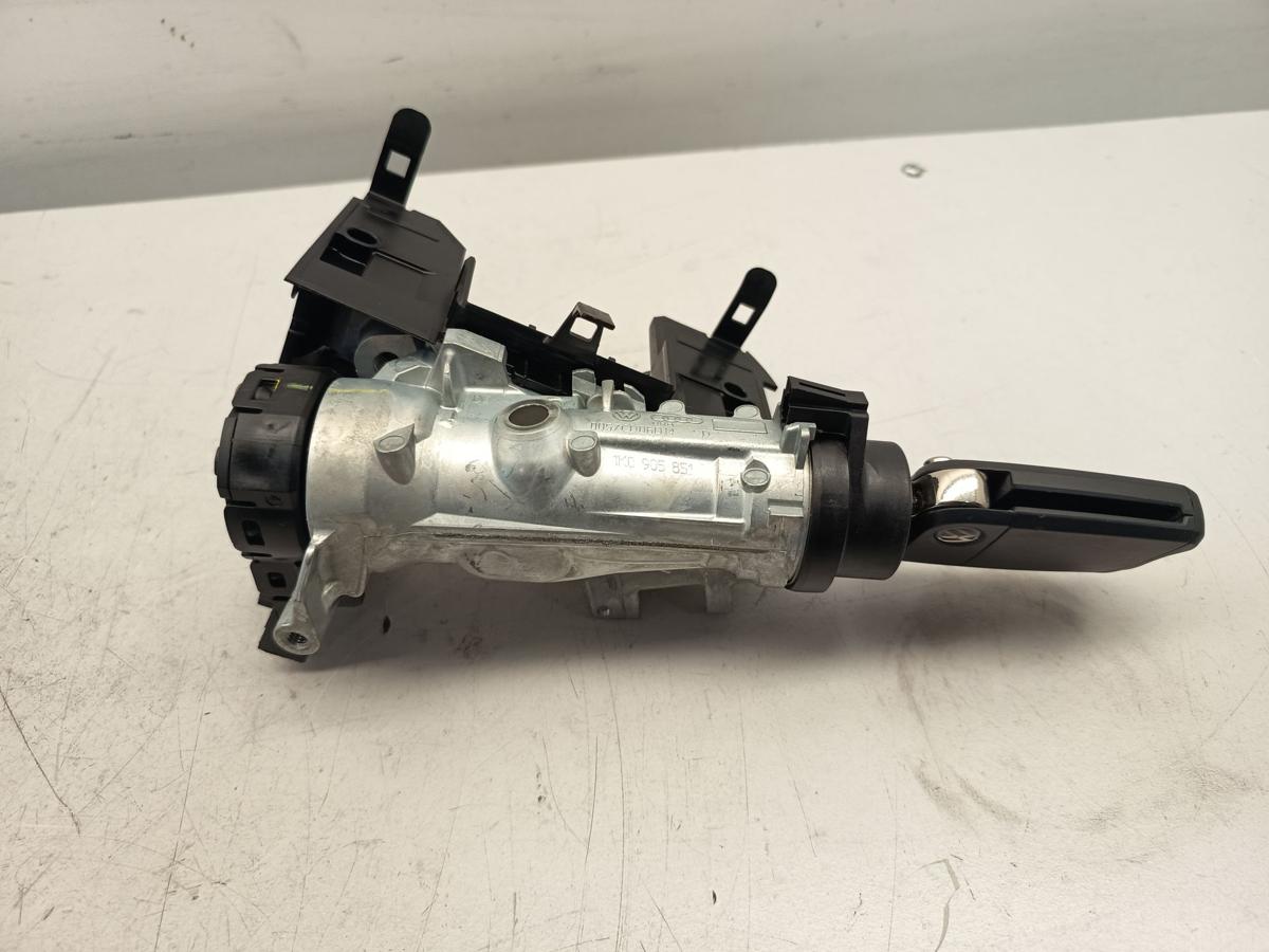 VW Polo V 6C original Z&uuml;ndschloss mit 1 Schl&uuml;ssel 1K0905851 Bj 2014