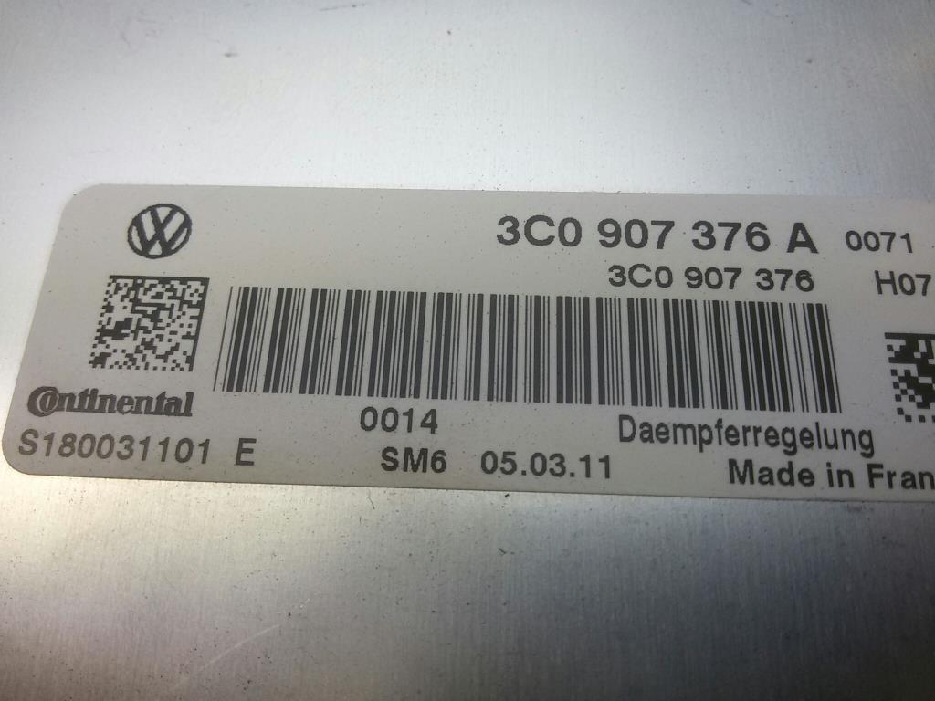 VW Passat CC 3C0907376A Steuergerät adaptives Fahrwerk DCC 2.0TSI 155kw CCZB BJ2011