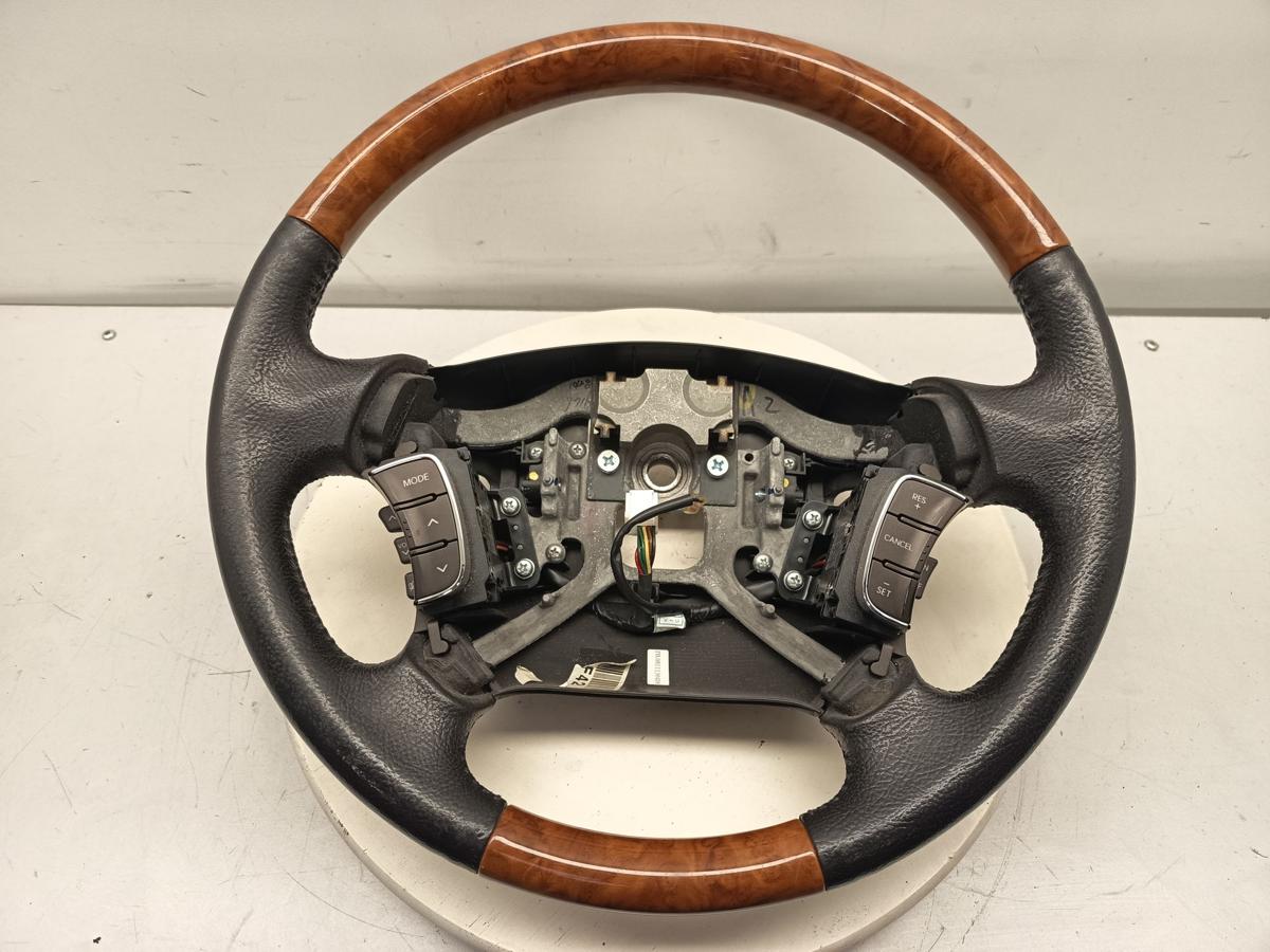 Hyundai Sonata 5 NF Bj 2009 original Lenkrad Multifunktionslenkrad Holzoptik